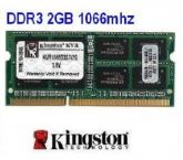 Memória RAM DDR3 PC8500 1066MHZ 2GB - para Notebook
